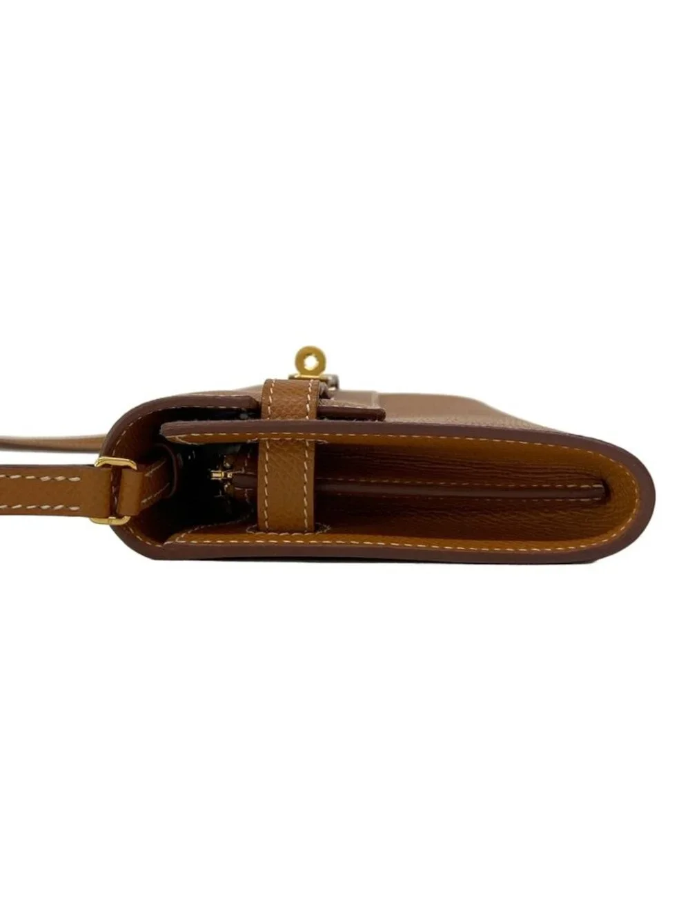 Hermes Wallet Kelly Long Tougo Gold